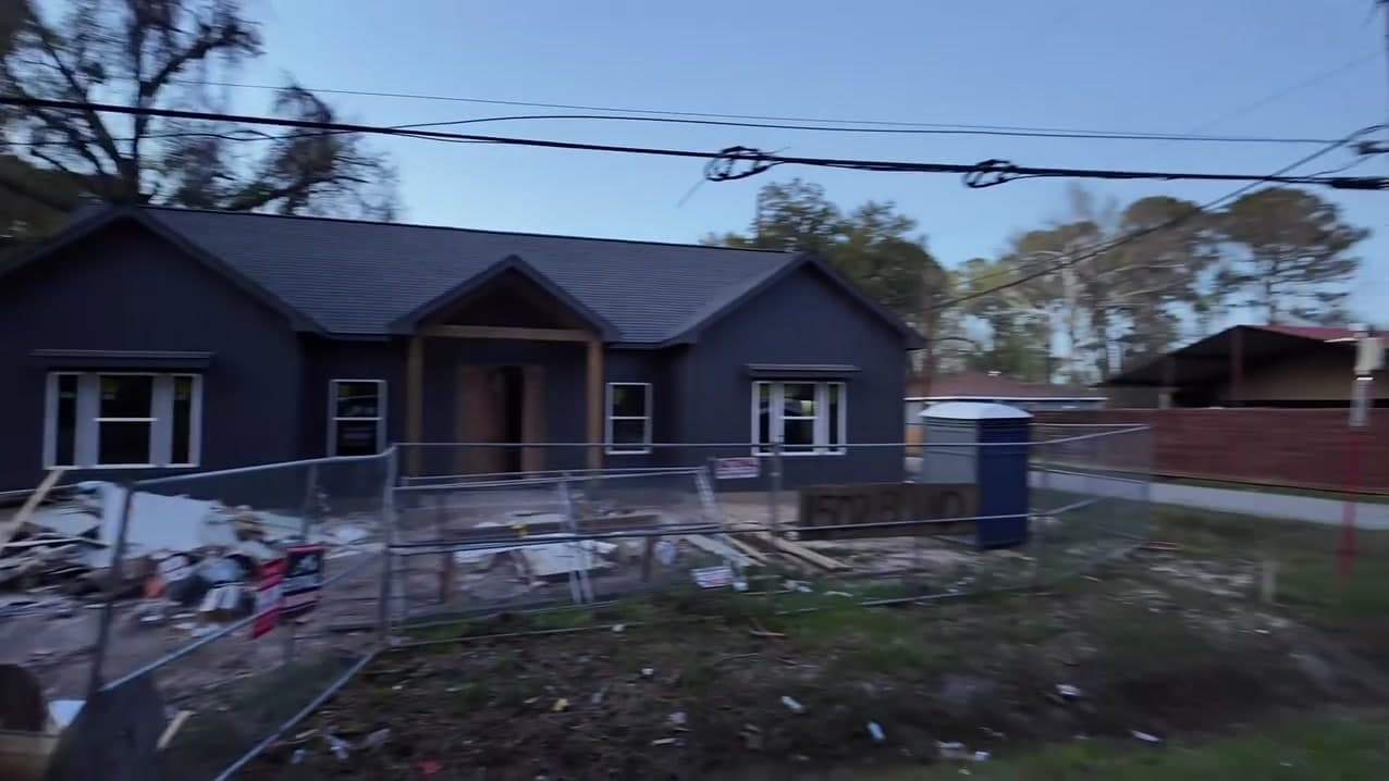 New-Build Debris Haul-Off — job site photo